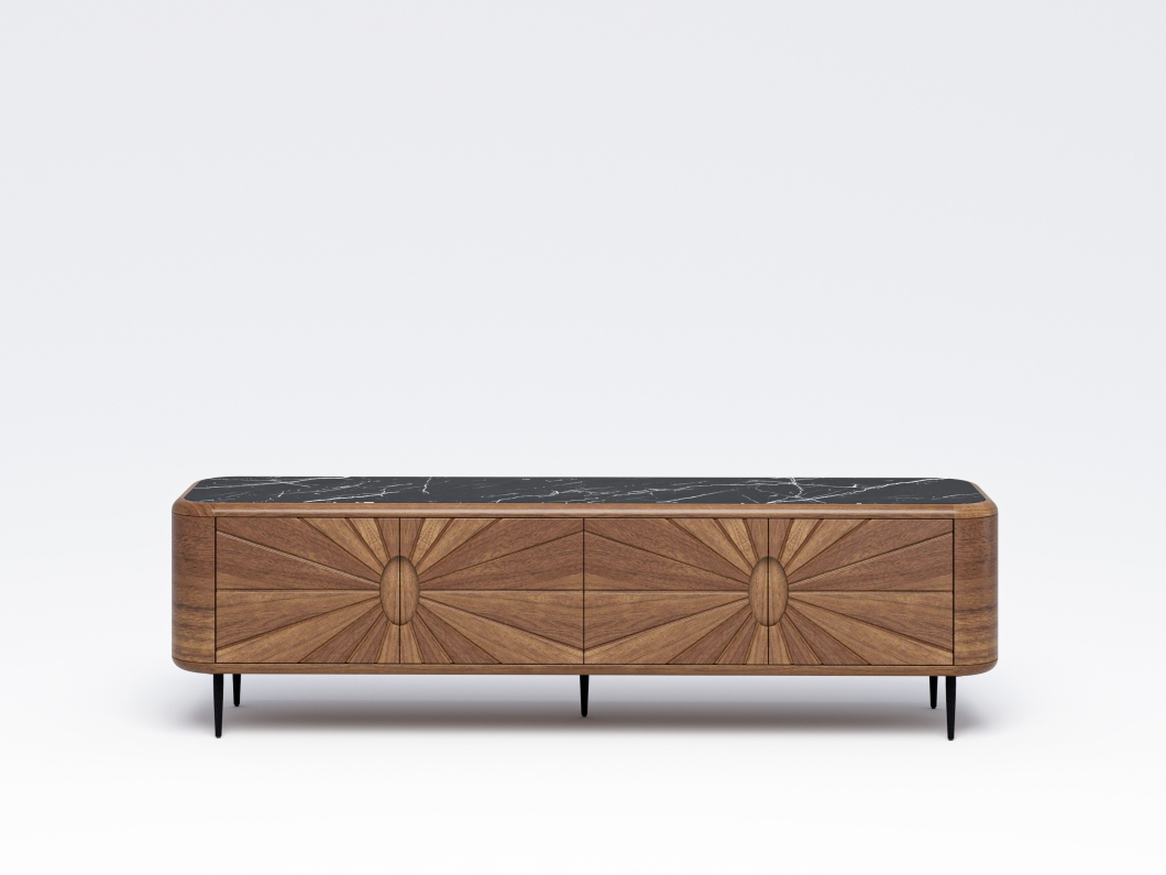 Shines tv unit - walnut