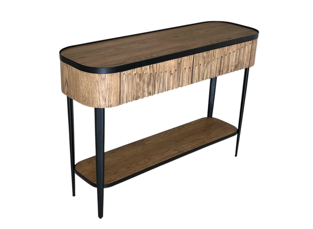 Coloseos Console Table Smoke brown 
