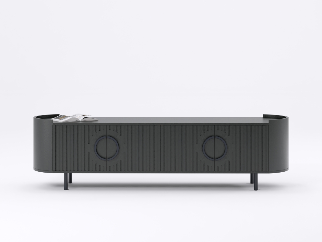 Polu  TV Unit Black Oak 