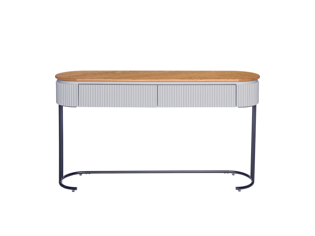 Pelops Console  Ivory Oak