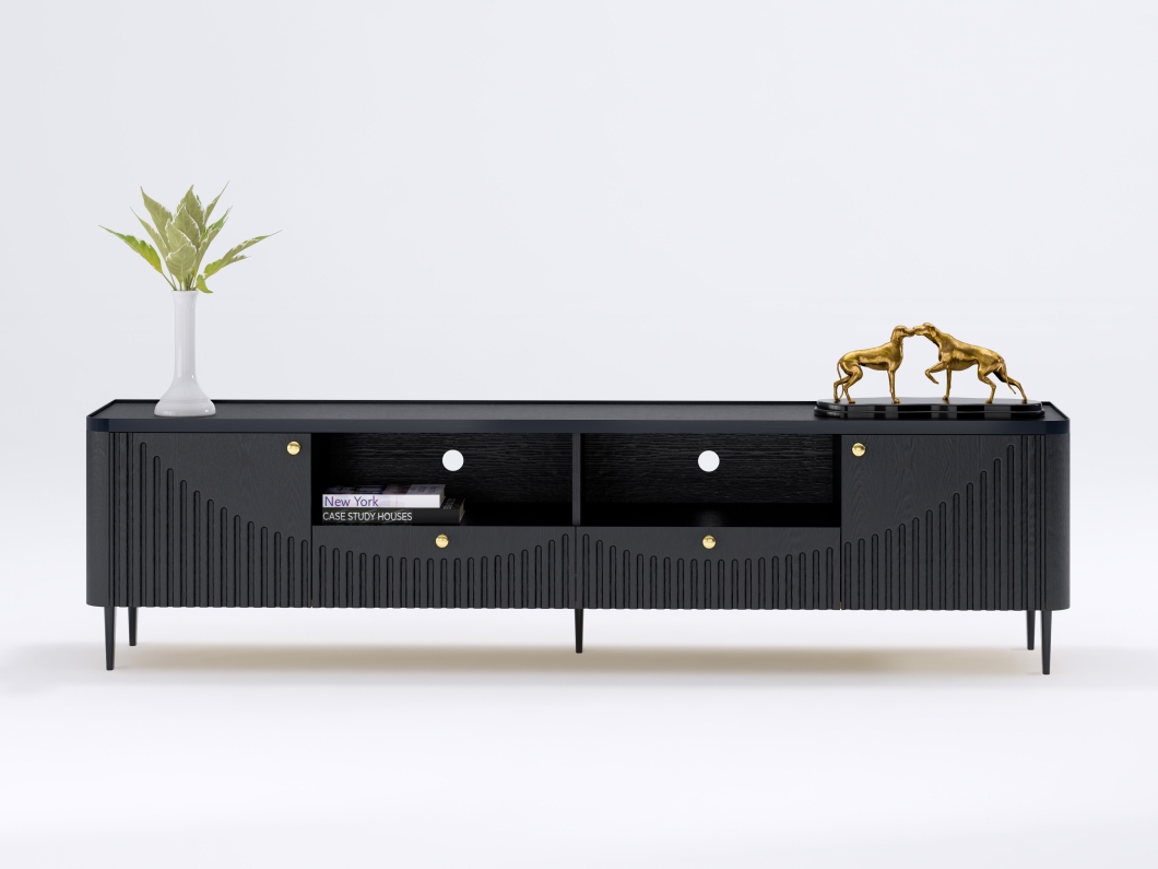 Coloseos TV unit Black Oak