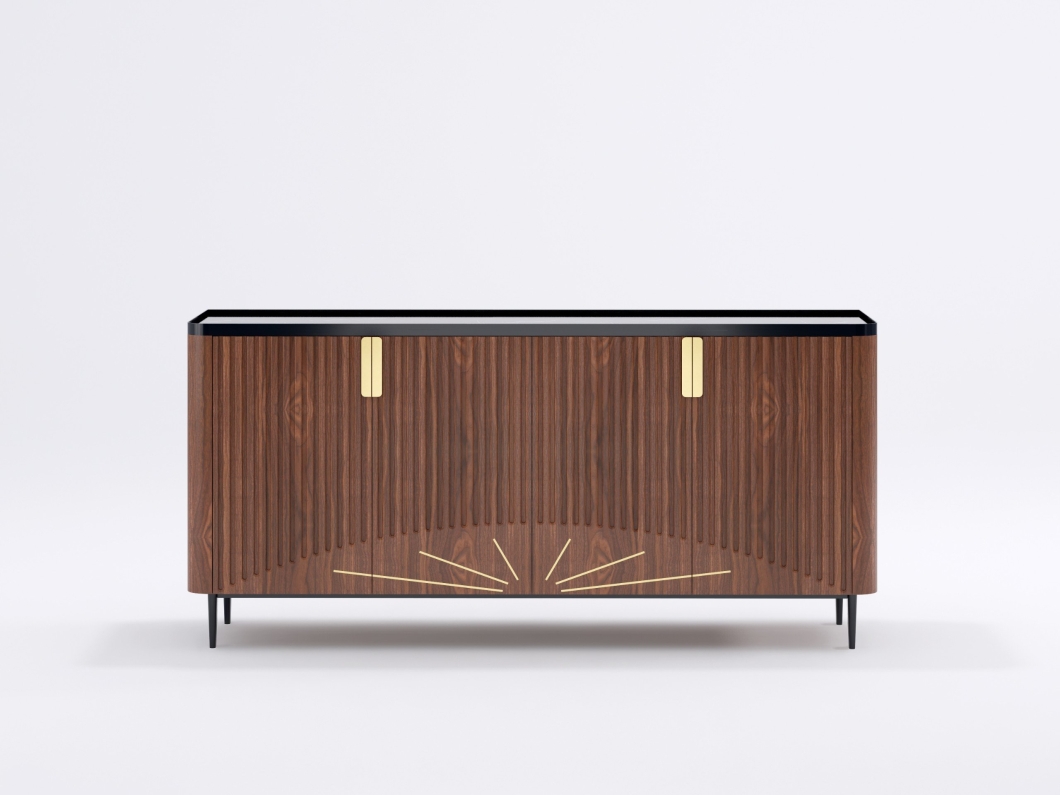 Coloseos Sideboard Walnut Stone Top
