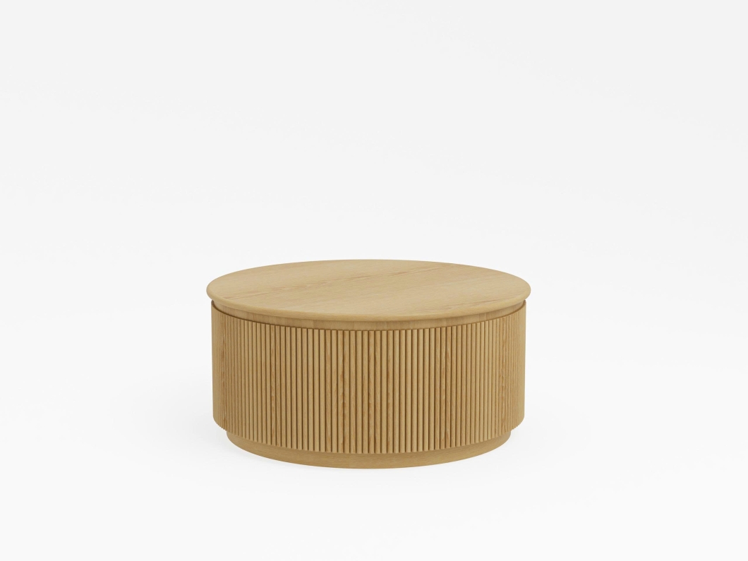 Pelops Round Coffee Table Natural Oak  