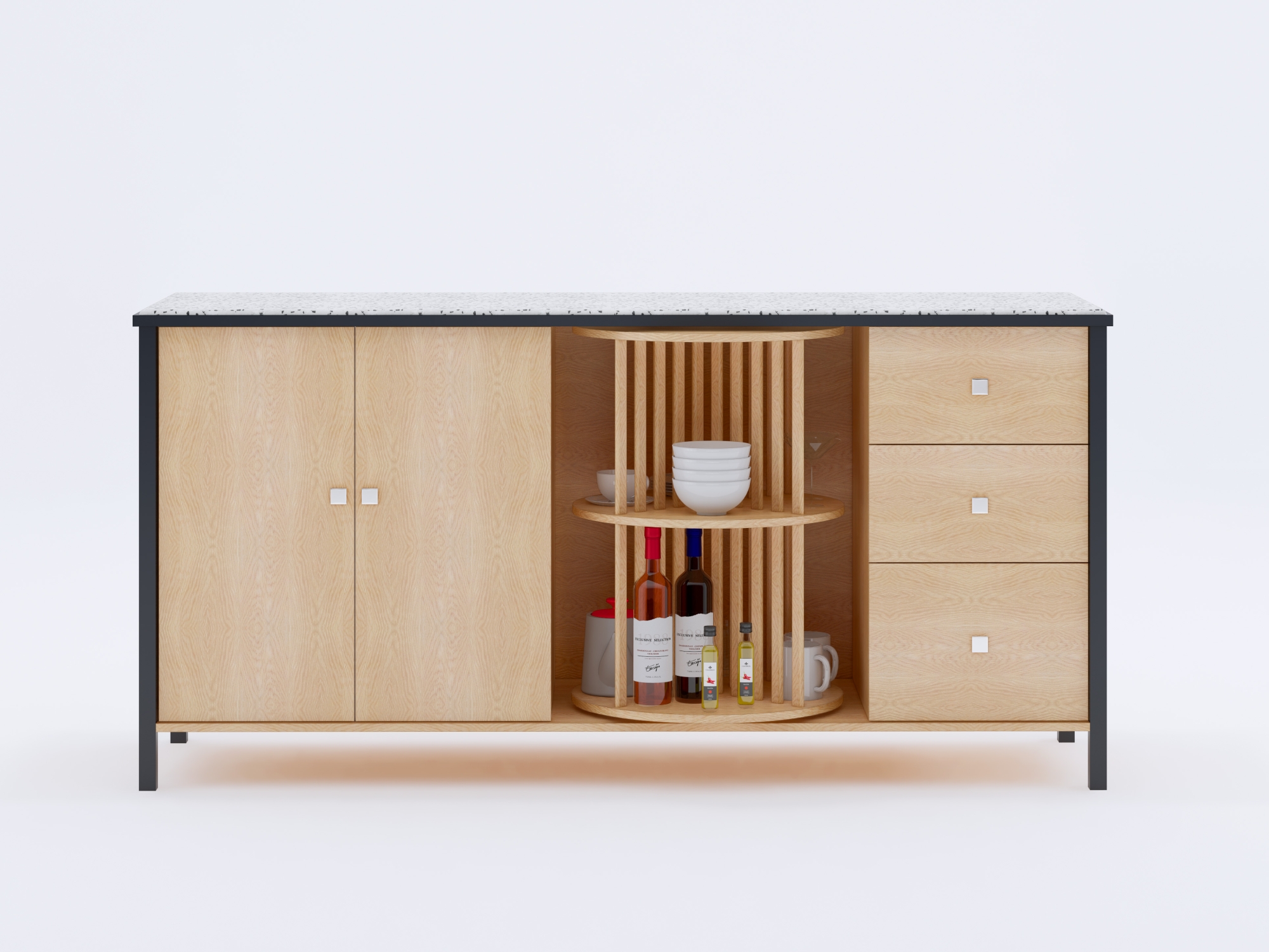 Venius Swivel Sideboard  