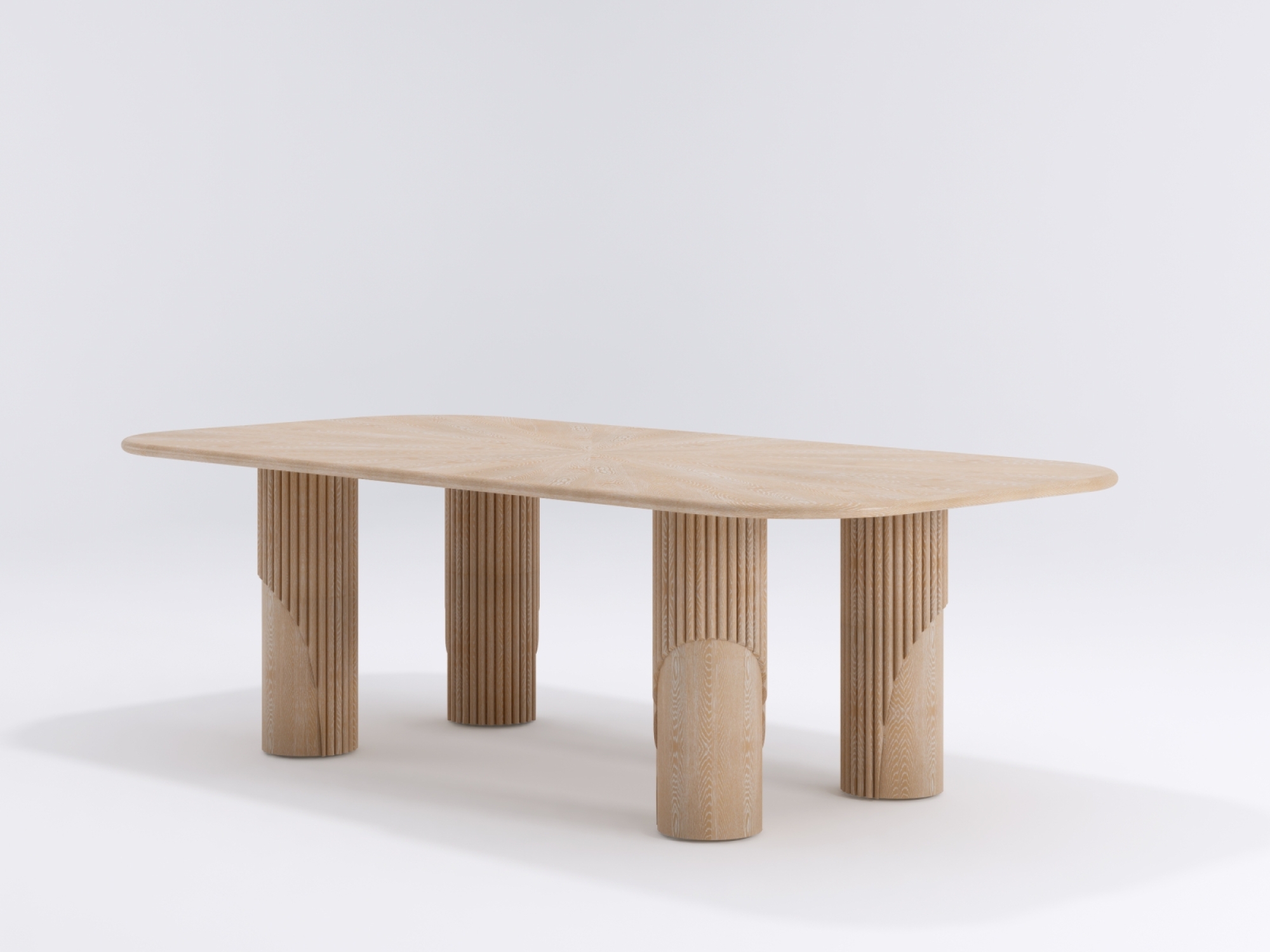 Coloseos Halo Dining Table Natural Oak 