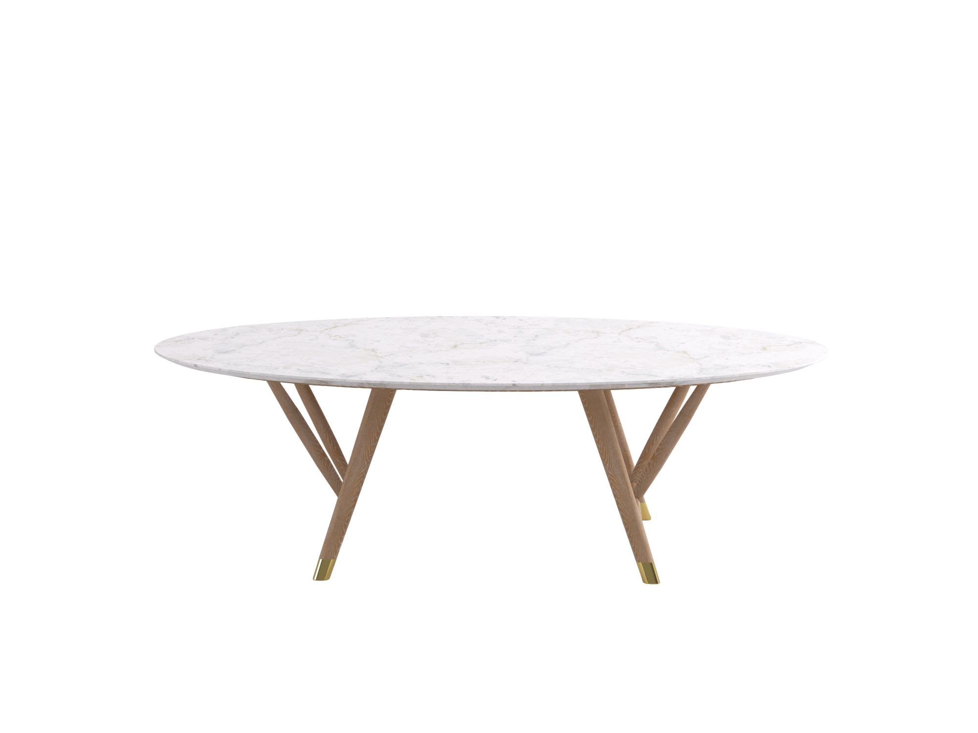 HoKi  Oval Coffee Table OAK