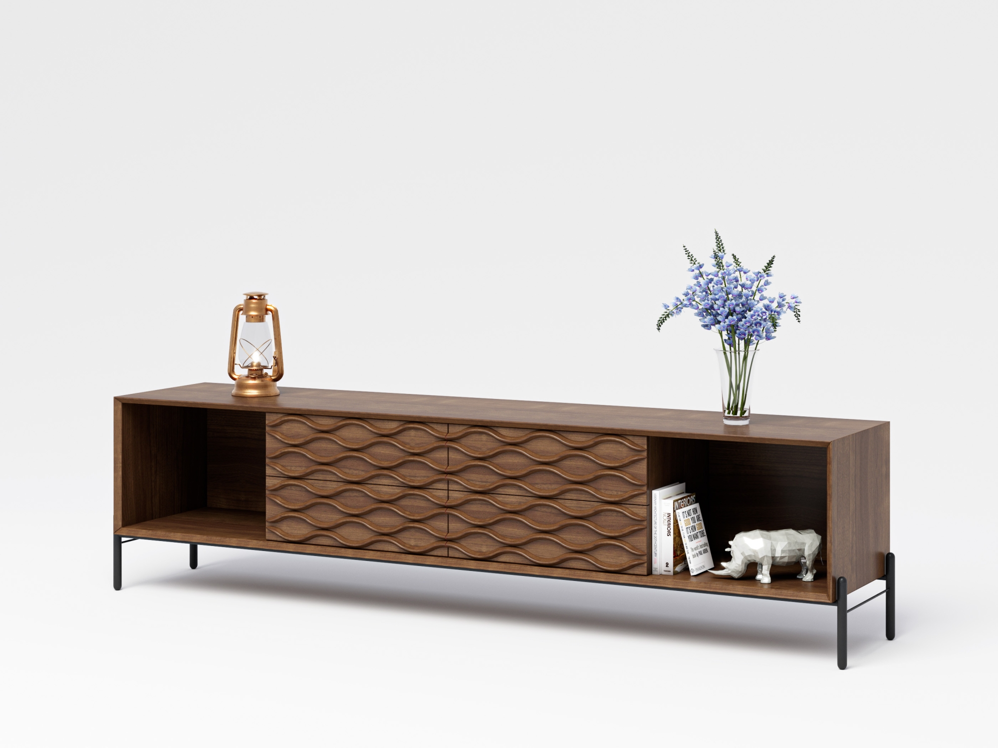 Prado Large TV Unit walnut