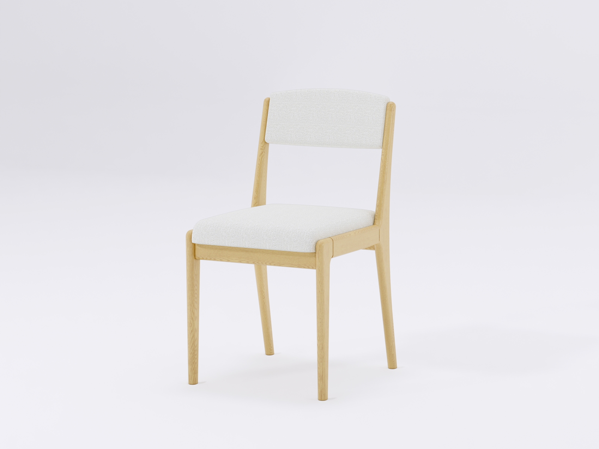 Spile Dining Chair In Natural Oak