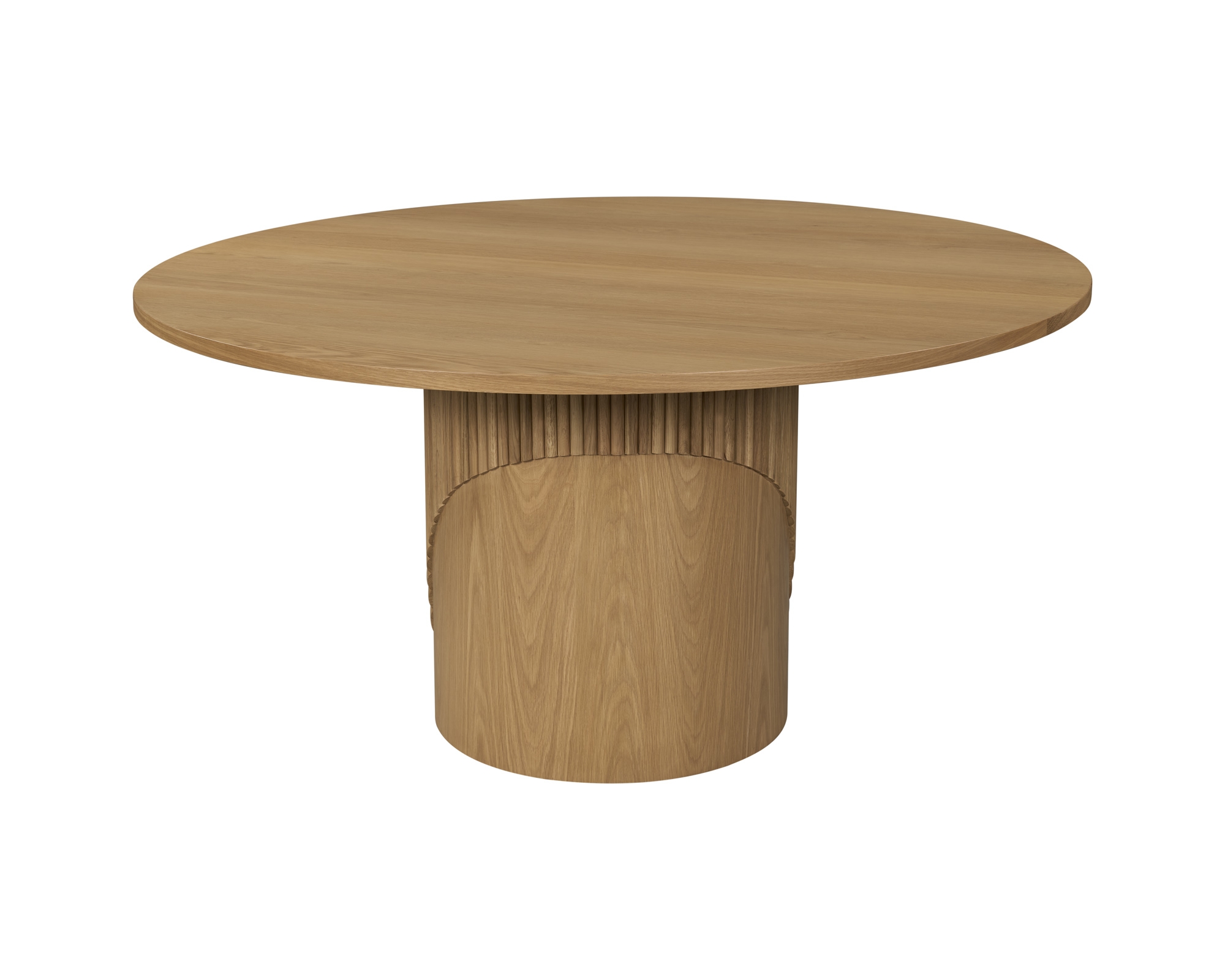 Polu Round Dining Table Oak 