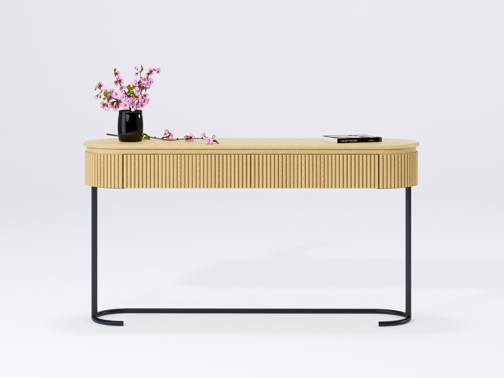 Pelops Console  Oak 