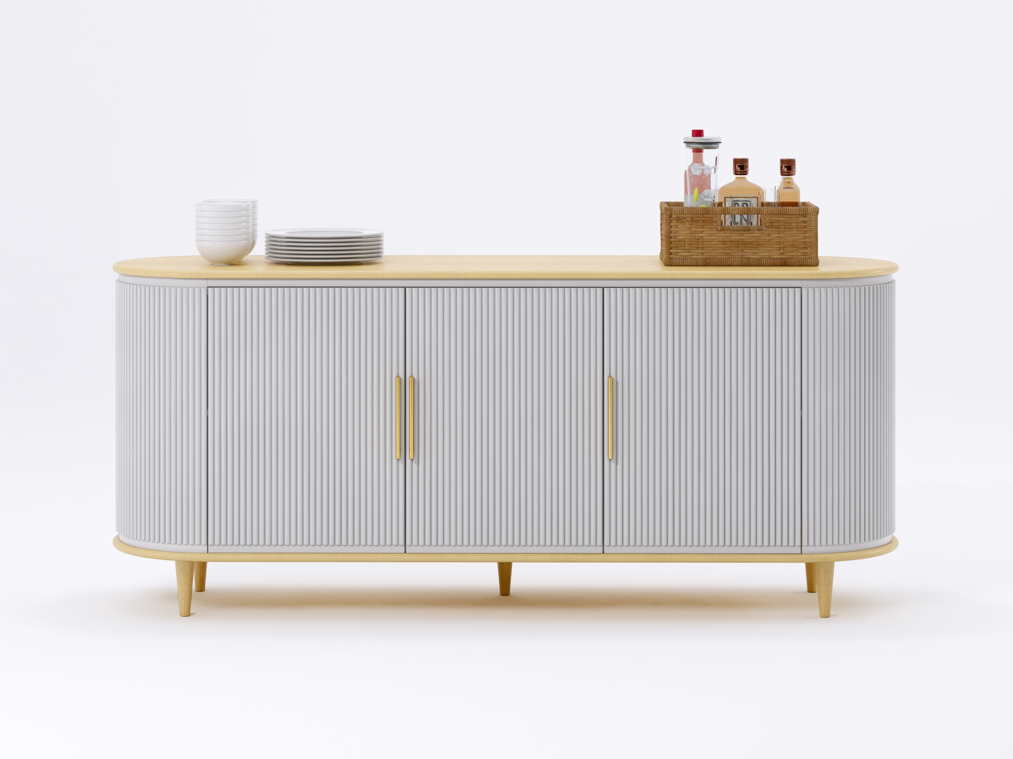 Pelops Sideboard Ivory Oak