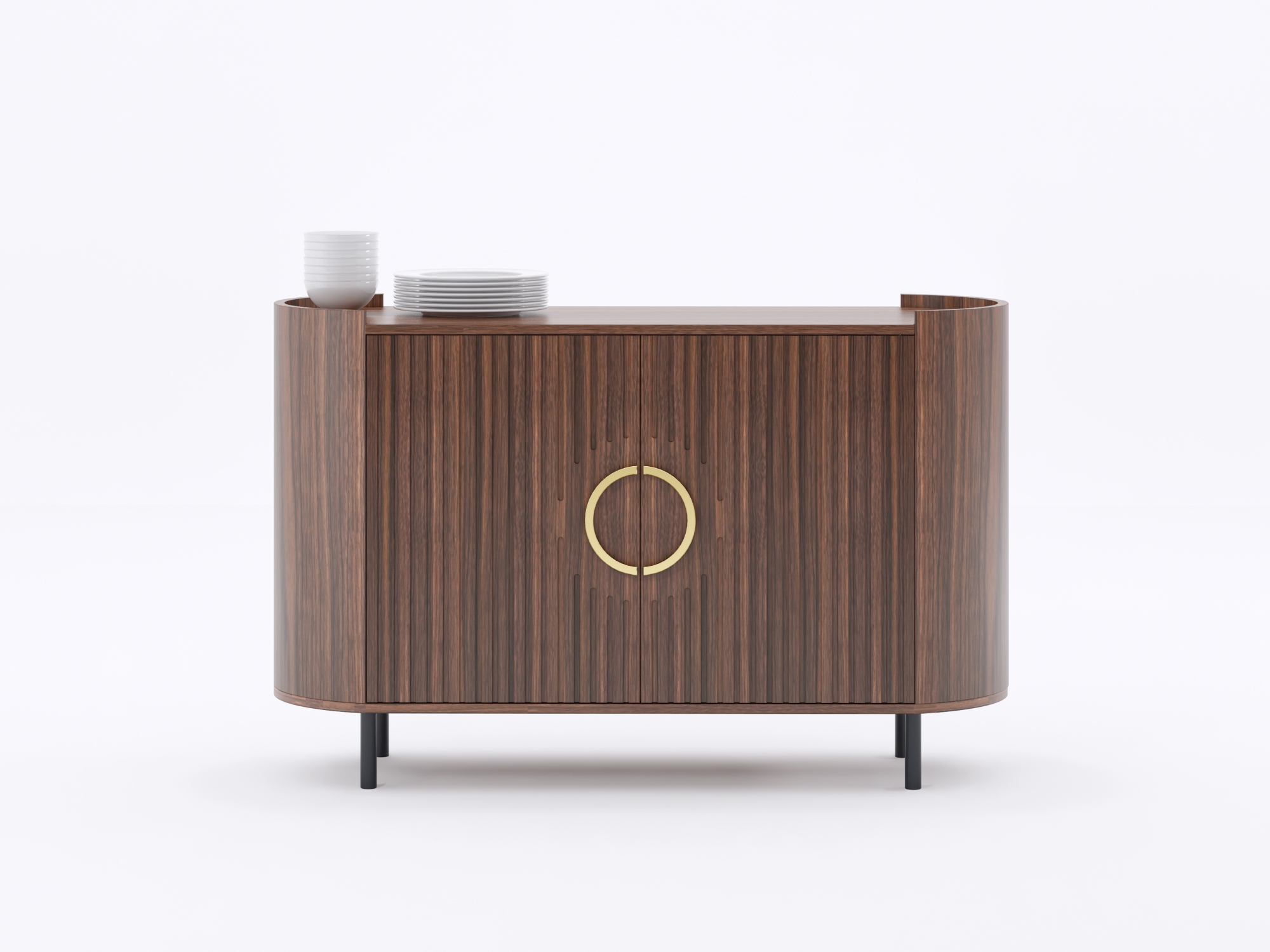 Polu Medium Sideboard Walnut 