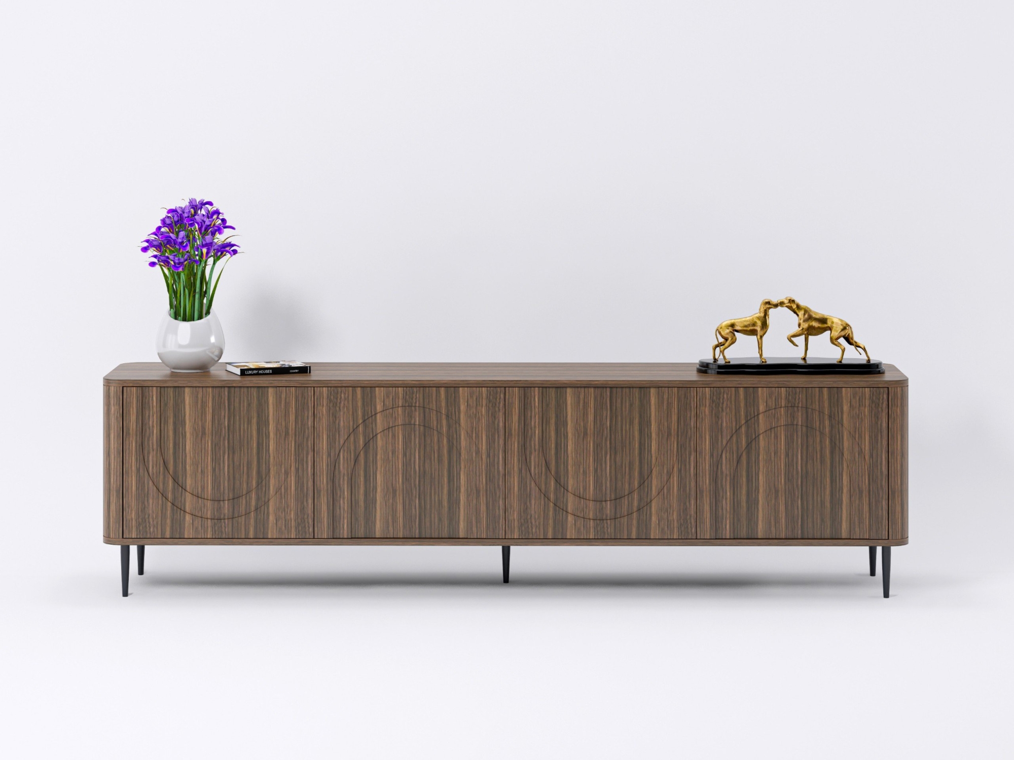 Patriot Large TV unit 2.2 Walnut 