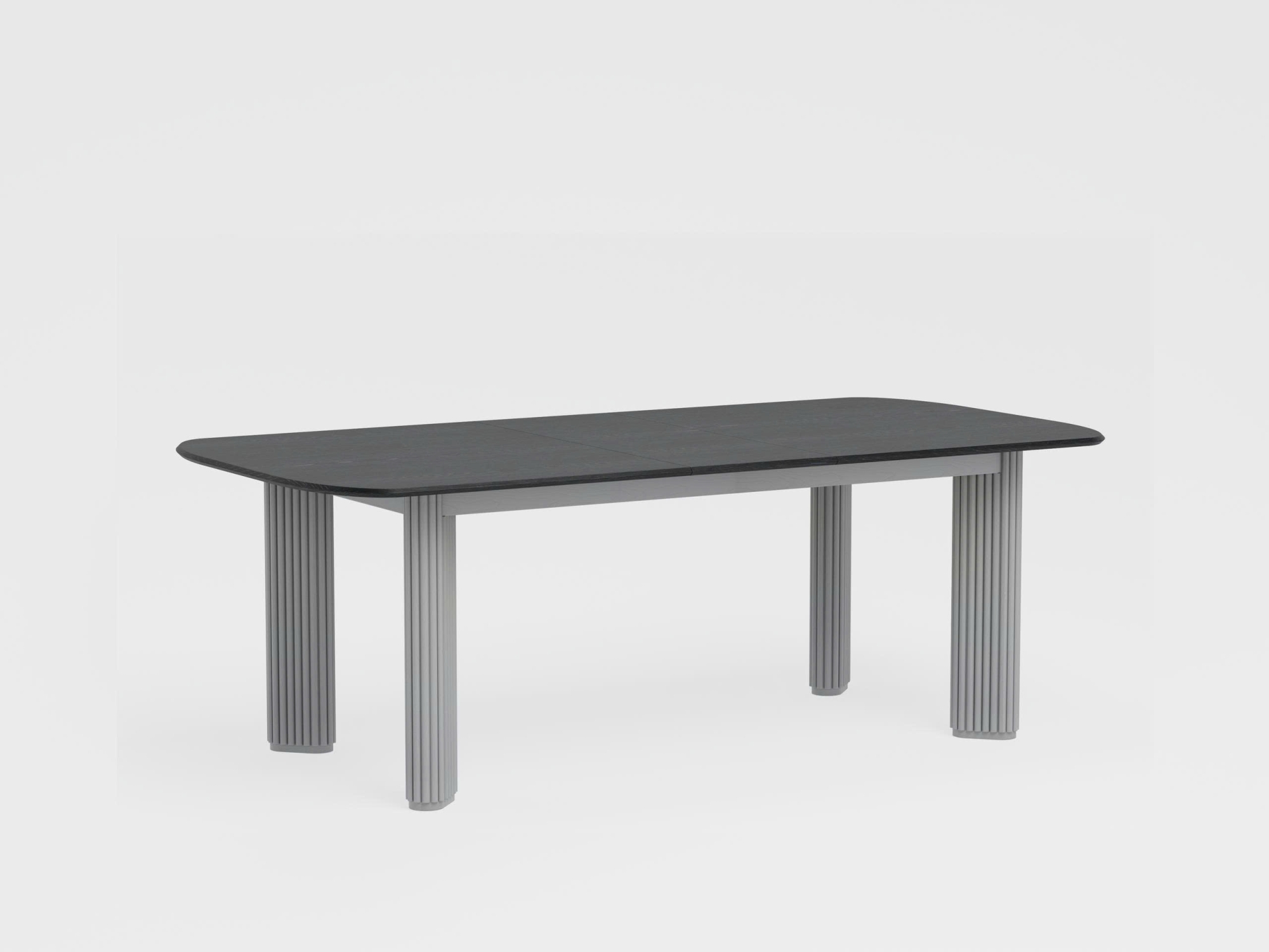 KuBe Extension Dinning Table Black 
